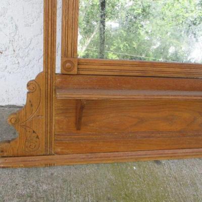 Lot 72 - Oak Dresser Mirror