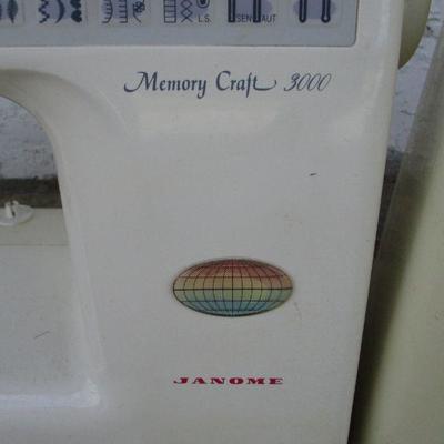 Lot 74 - Memory Craft 3000 - Janome - Model MC 3000