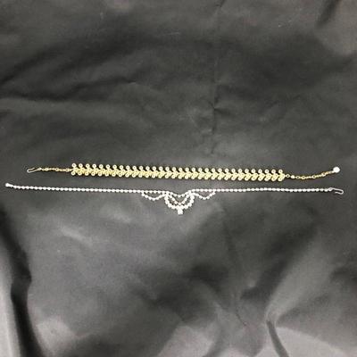 .165. Ten Vintage Rhinestone Necklaces