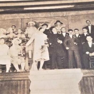 Lot #43  Interesting early 20th Century photograph of a Drag Show