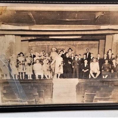 Lot #43  Interesting early 20th Century photograph of a Drag Show