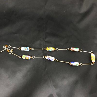 .167. Vintage Italian Mille Fiori Jewelry