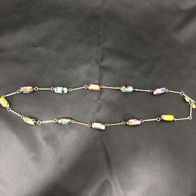 .167. Vintage Italian Mille Fiori Jewelry