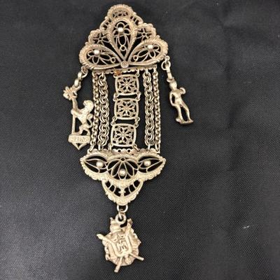 .170. Herdolic Filigree Brooch & Others