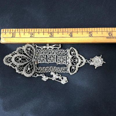 .170. Herdolic Filigree Brooch & Others