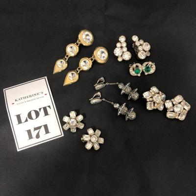 .171. Marked Vintage Earrings