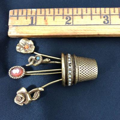 .172. Massive Unmarked Brooch Lot