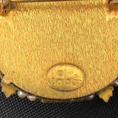 .173. One Dozen Mostly Marked Brooches