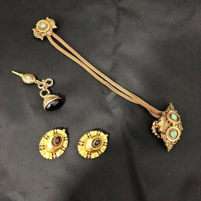 .174. Victorian Etruscan Revival Scatter Pins +