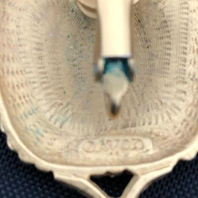 .176. Blue Clip Earrings