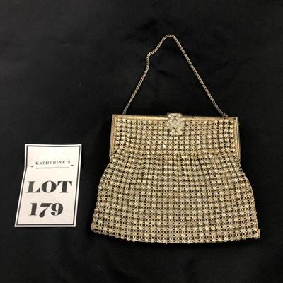 .179. Art Deco Rhinestone Evening Bag - 1