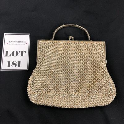 .181. Art Deco Rhinestone Evening Bag - 3