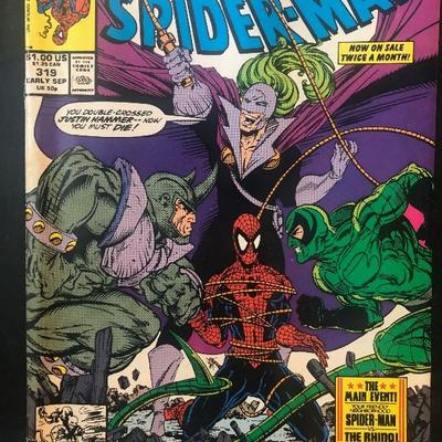 #14 The Amazing spider-Man #319 The Scorpions Tale of Woe Early September 1989 
