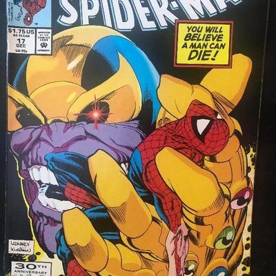 #16 Spider Man #17 At the hand of Thanos December 1991 