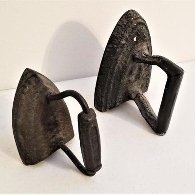 Lot #48  Pair of Antique Sad Irons