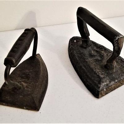 Lot #48  Pair of Antique Sad Irons