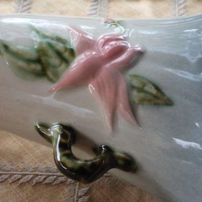 Lot #5: Vintage HULLâ„¢ Handpainted Vase