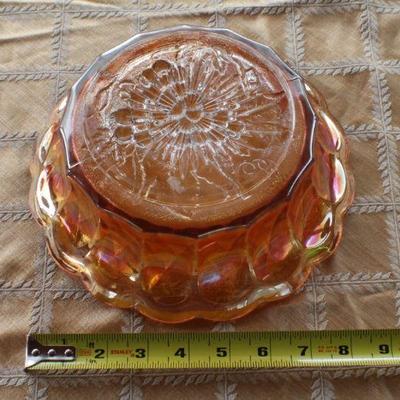 Lot #6: Pair of Vintage Carnival Glass Dishes