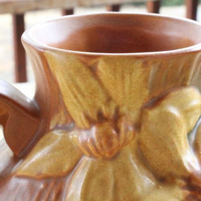 Lot #11: Vintage ROSEVILLEâ„¢ 188-6" Pottery Vase Hand Painted
