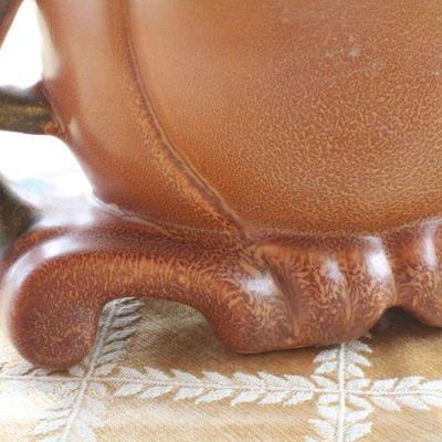 Lot #16: Vintage Hand Painted Pottery Vase Unmarked