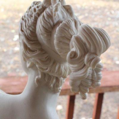 Lot #18: Vintage Tall Grecian Style Female Sculpture