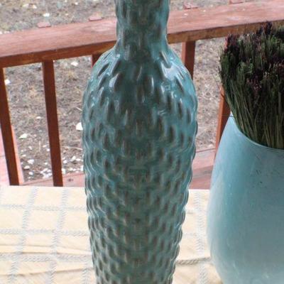 Lot #21: Pair of Large Home Deco Artificial Flower Arrangement Bundles