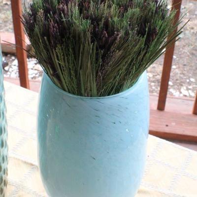 Lot #21: Pair of Large Home Deco Artificial Flower Arrangement Bundles
