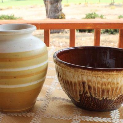 Lot #31: Group of (3) Assorted Bowls and Vessels