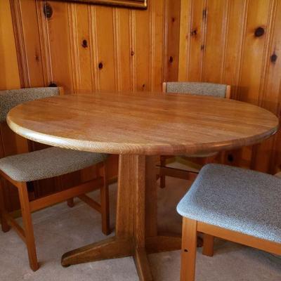 Lot 39: Mid Century Danish Table and Chairs