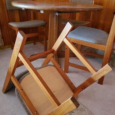 Lot 39: Mid Century Danish Table and Chairs