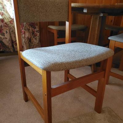 Lot 39: Mid Century Danish Table and Chairs