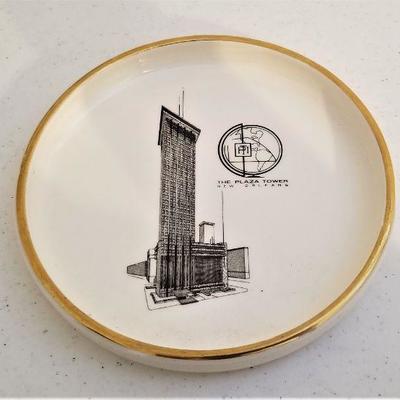 Lot #53  New Orleans Plaza Tower Ashtray - vintage