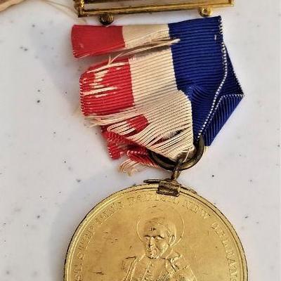 Lot #58  1899 Souvenir Booklet and Medal - St. Stephen's Church, New Orleans Jubilee Celebration