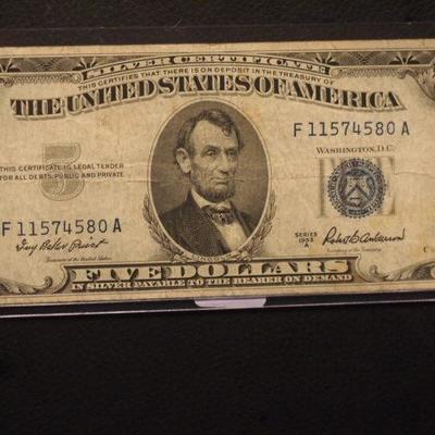 1953 A $5 Silver Certificate  155