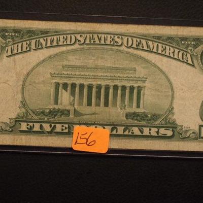 1953 Silver Certificate $ 5.00   156