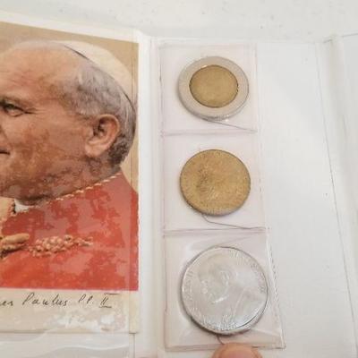 Lot #62  Set of Vatican City Coins in Commemorative Holder