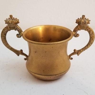 Lot #69  Mardi Gras REX Favor - 1903 Loving Cup