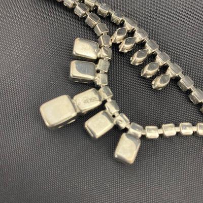 .189. Five Vintage Rhinestone Necklaces