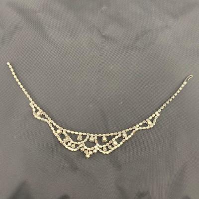 .189. Five Vintage Rhinestone Necklaces