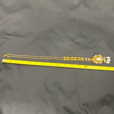 .190. Marked and Unmarked Gold Tone Necklaces