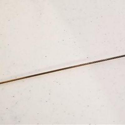 Lot #74  Antique Hatpin with 14kt Gold top - Faceted Citrine