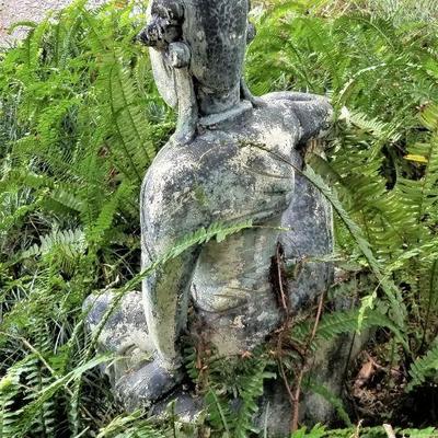 Lot #79  Large Concrete Buddha in Seated Position