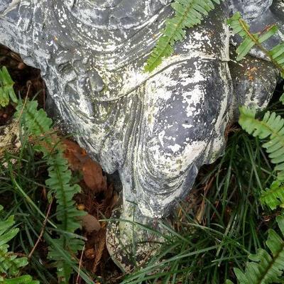 Lot #79  Large Concrete Buddha in Seated Position