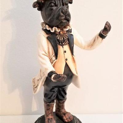 Lot #81  Decorative Contemporary Bulldog Liquor Bottle holder