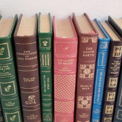 Lot #82  Group of 21 Leather Bound Classic Books - Franklin Library