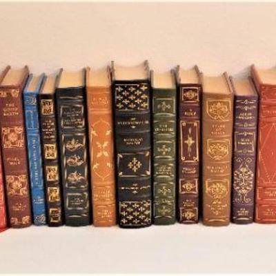 Lot #82  Group of 21 Leather Bound Classic Books - Franklin Library