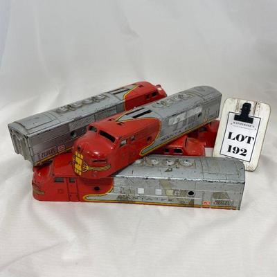 .192. Five Santa Fe Engine Shells