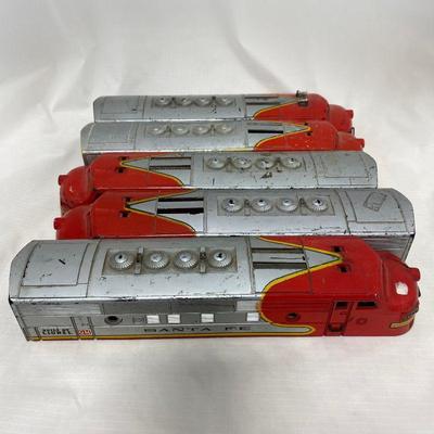 .192. Five Santa Fe Engine Shells