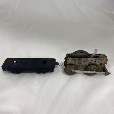 .196. Hand Painted Train Set