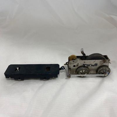 .196. Hand Painted Train Set